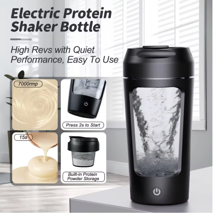 ShakeSnap™ Electric Protein Shaker